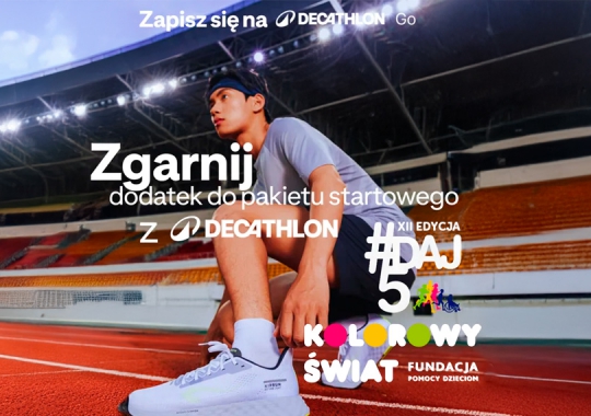 Zapisz się i zgarnij dodatek do pakietu startowego biegu Daj5